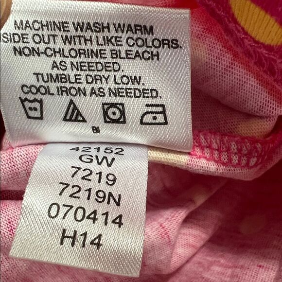 Hanna Andersson Fucshia and Yellow polka dot long sleeve top NWOT size 6-7 years - Picture 12 of 12